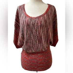 JohnPaulRichard Knit Raglan Sleeves Top Medium